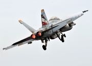 F-18F after launch from USS Abraham Lincoln (CVN-72)