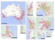 Australia 2023 referendum results by polling place, illustrating data driven journalism.