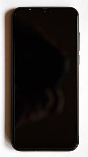 Blackview A60 smartphone Android mobile phone front screen in standby mode.