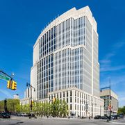 The Theodore Roosevelt United States Courthouse in Brooklyn is the setting for a corruption case involving a former Goldman.