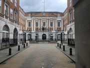 Memorial screen at BMA House, Tavistock Square, London