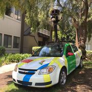 Google Maps Car | Verified Journalism Press A Google Maps car is pictured at the Googleplex, illustrating news about AI and data collection.