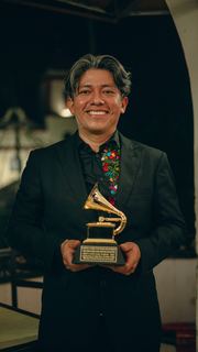 Grammy Award for 'Best Latin Jazz Album' representing cultural achievements.