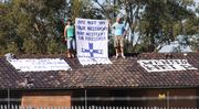 Asylum seekers on the roof of Villawood Immigration Detention Centre 2