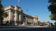 Parliament House in Melbourne, a backdrop to discussions about justice and legal proceedings.